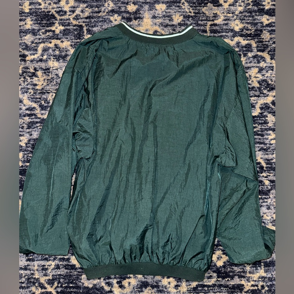 Vintage Reebok Windbreaker Green Baggy Size XL - Picture 2 of 3